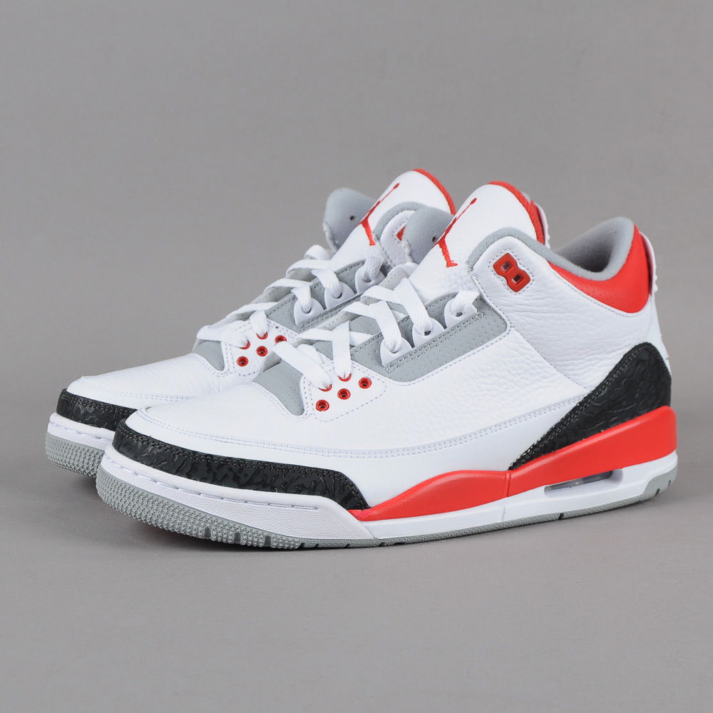 Sneakers och skor Jordan Air Jordan 3 Retro "Fire Red" 2013 Vit | 136064-120, 0