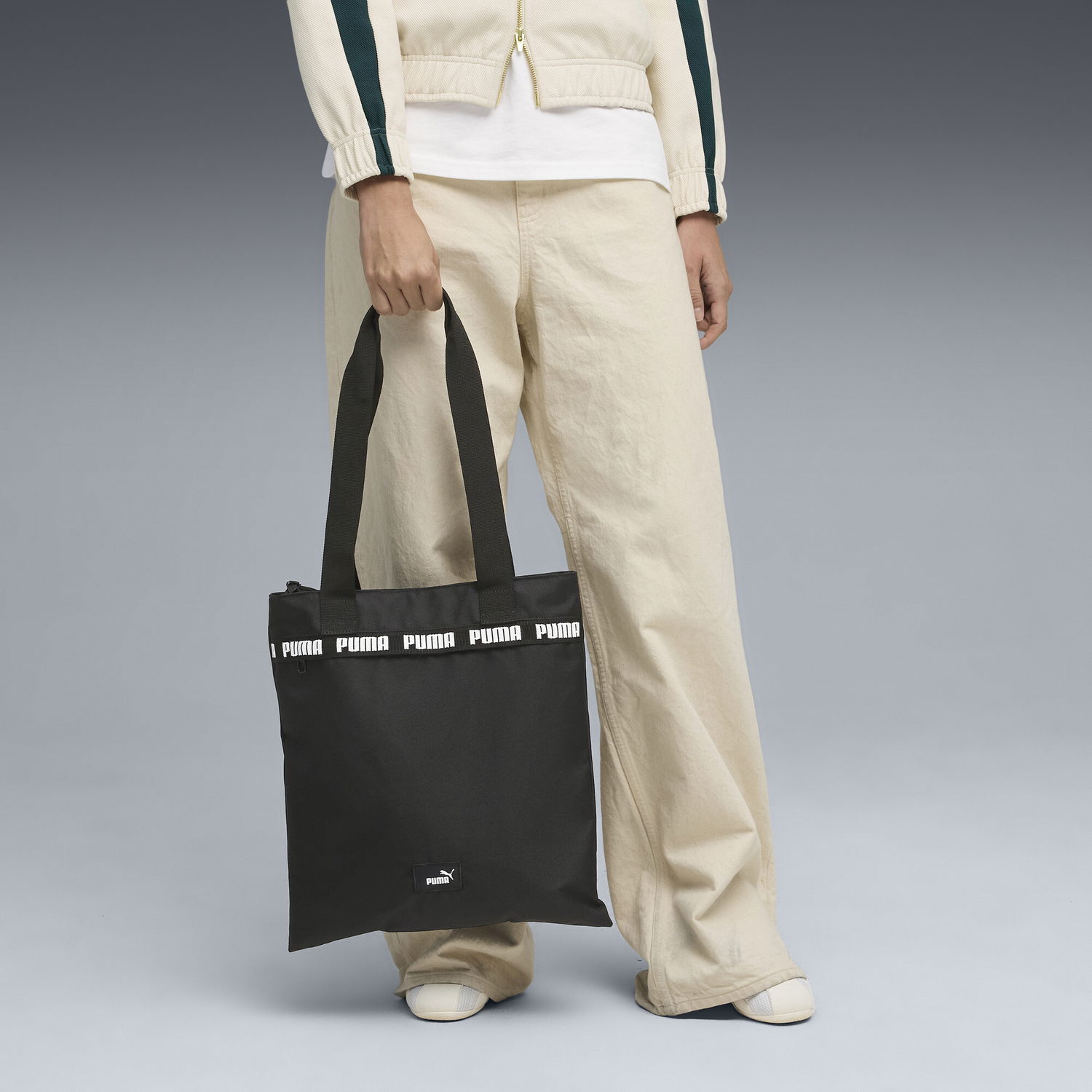 Tygpåse Puma Phase Tape Tote Bag Svart | 091732_01, 1