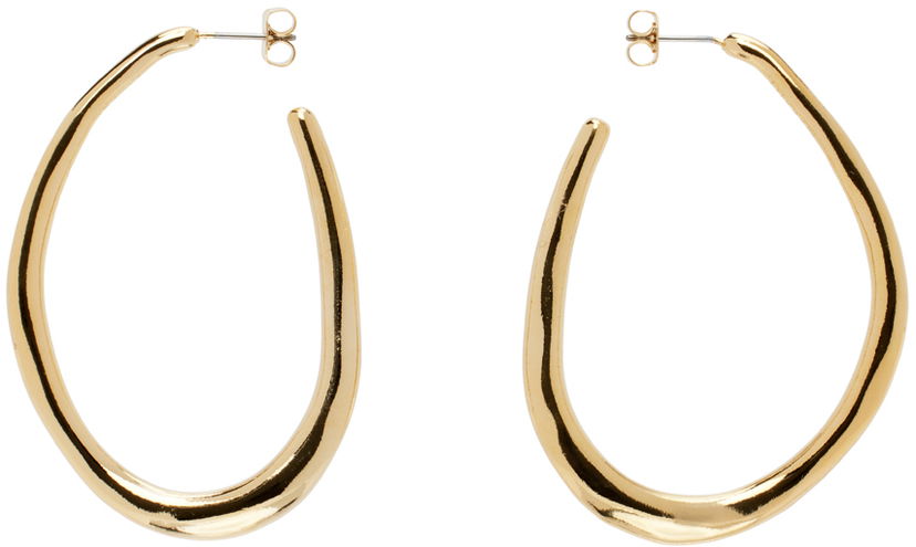 Örhängen ISABEL MARANT Large Hoop Earrings Metallisk | BL0170FA-B3B13B