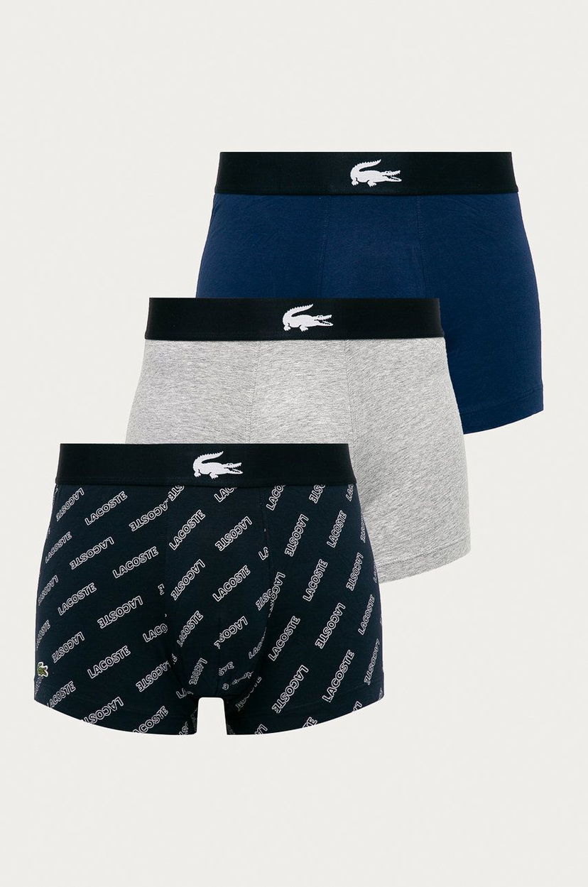 Boxare Lacoste 3-Pack Logo-Print Trunks Flerfärgad | 5H1774
