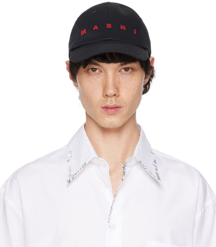 Keps Marni Logo Cap Svart | CLZC0108S0UTC311
