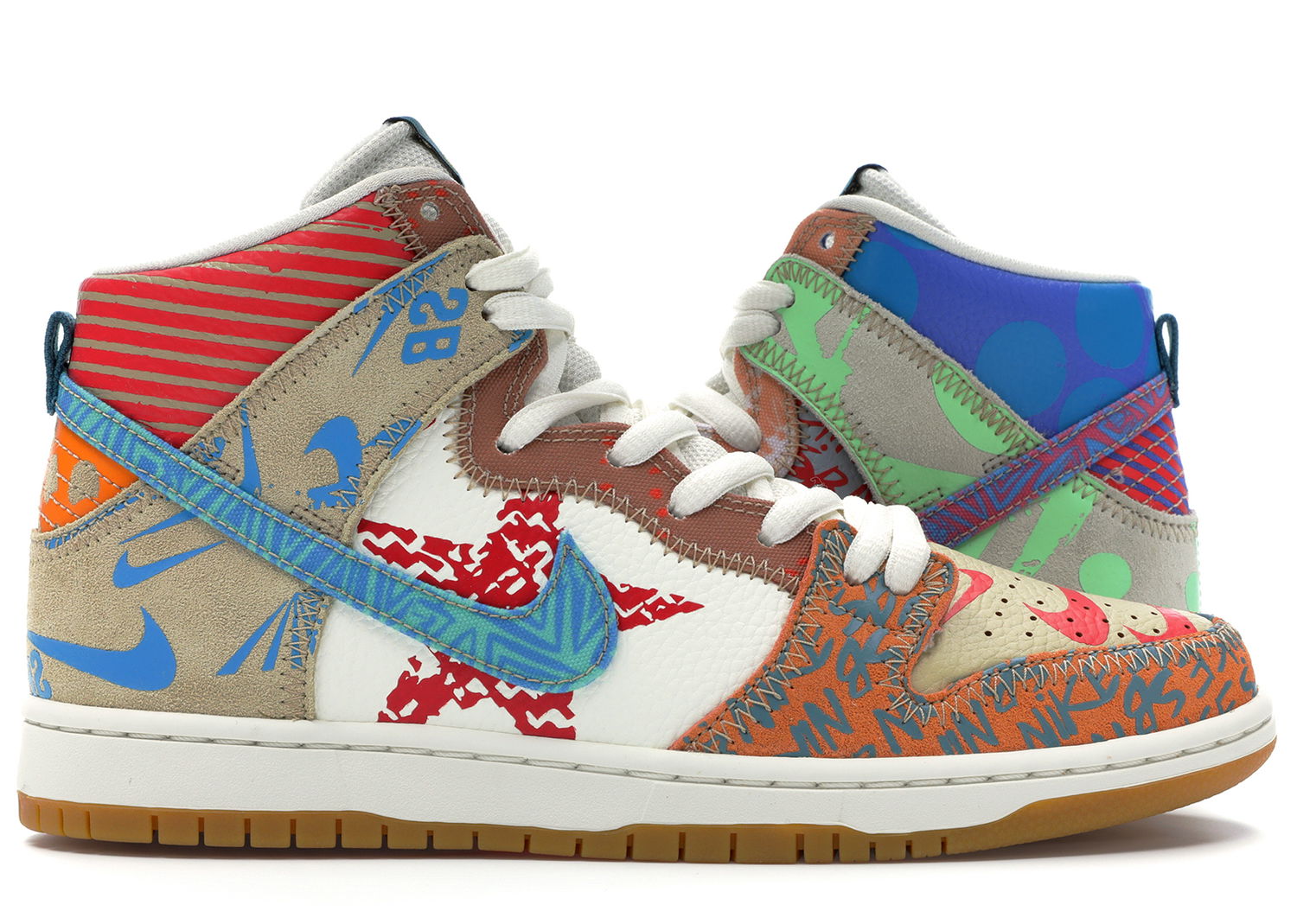 Sneakers och skor Nike SB Dunk High Thomas Campbell What the Dunk Flerfärgad | 918321-381, 0