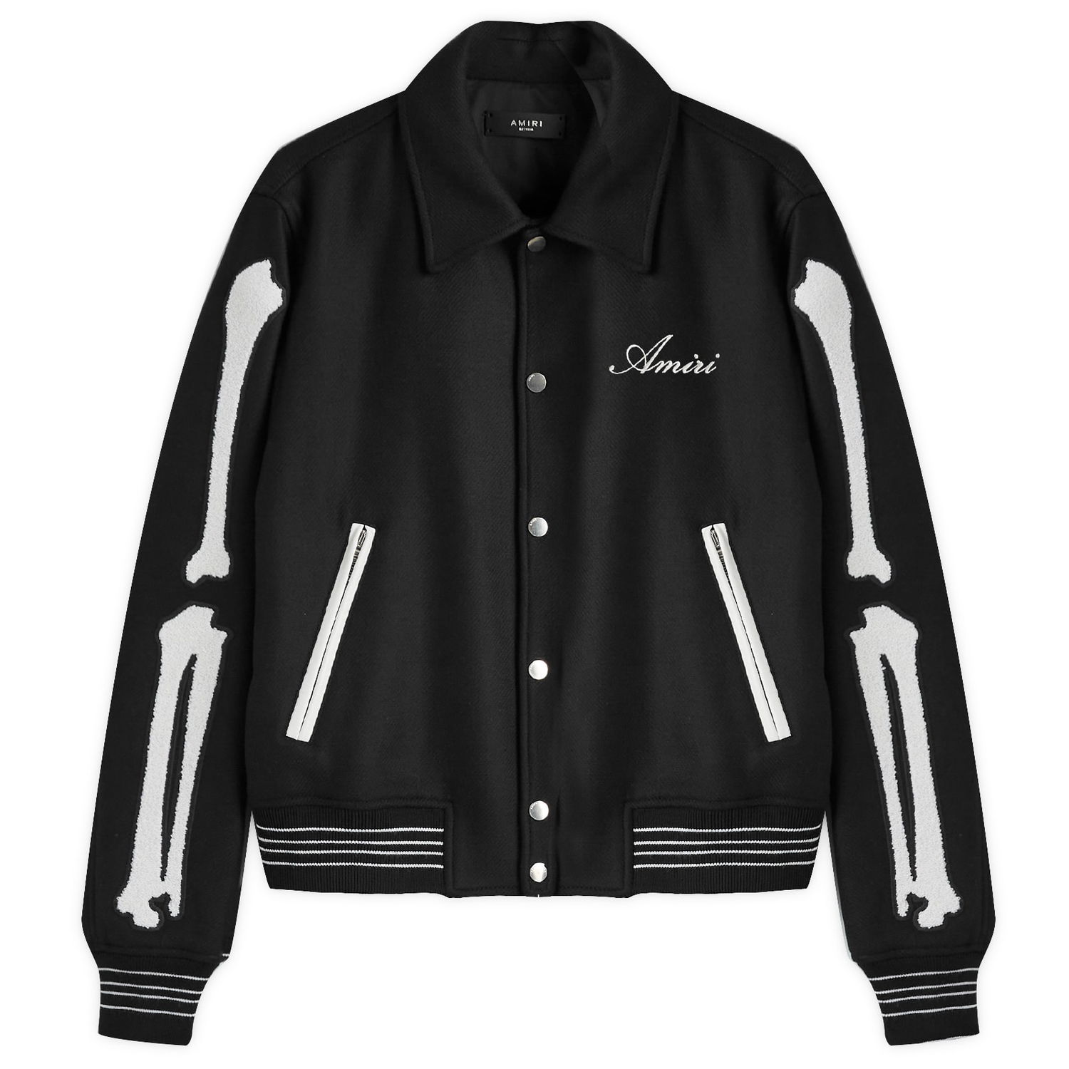 Bomberjacka AMIRI Varsity Bones Jacket Svart | AMOUVY1007-099, 0