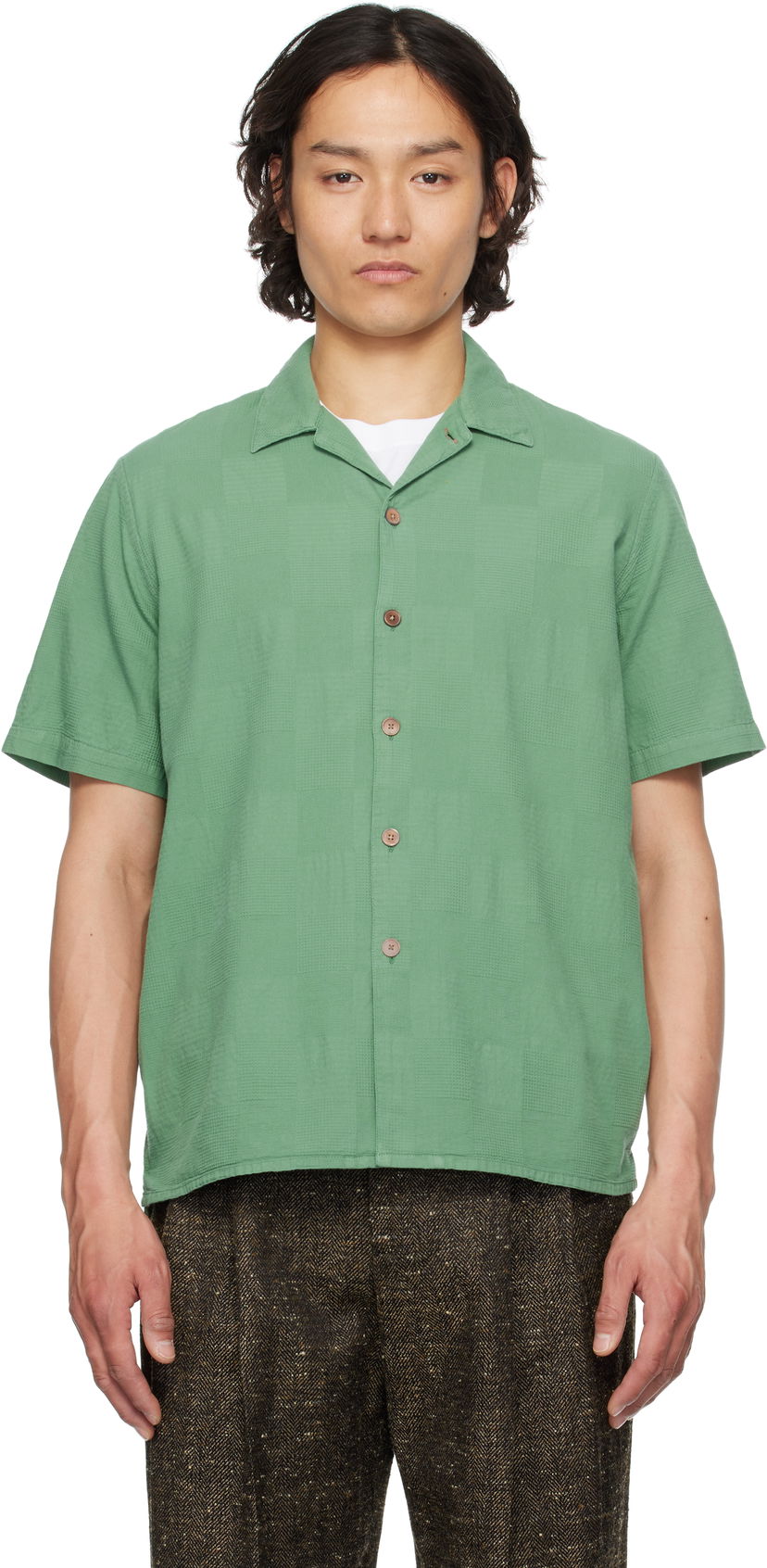 Skjorta Paul Smith PS Paul Smith Casual Fit Shirt Grön | M2R-695U-P22251-31