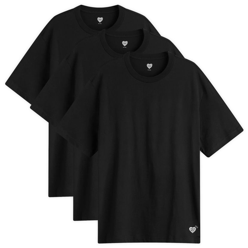 T-shirt Human Made 3-Pack T-Shirts by Human Made, Size Large Svart | HM30CS037-BLK