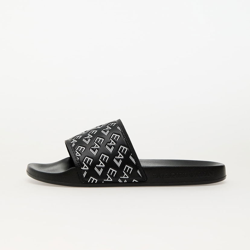 Sneakers och skor Emporio Armani EA7 Water Sport All Over Slipper U Full Black/White Svart | 7X000109AF15125MC138