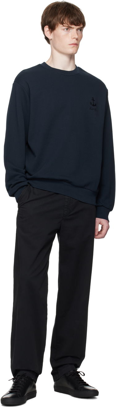 Sweatshirt A.P.C. A.P.C. James Sweatshirt Mörkblå | COHBY-H27983, 3