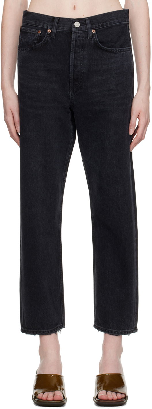 Jeans AGOLDE AGOLDE 90's Crop Jeans Svart | A173E-1157