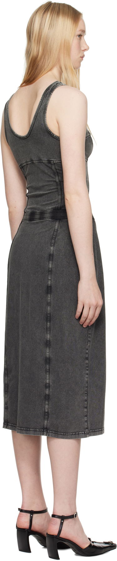 Klä Diesel Diesel D-Inny Midi Dress Grå | A16591 0NJBJ, 2