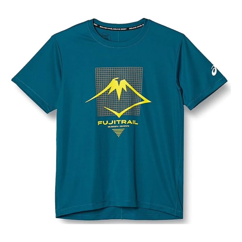 T-shirt Asics Fujitrail Logo Short Sleeve T-Shirt Turkos | 2011C624-407
