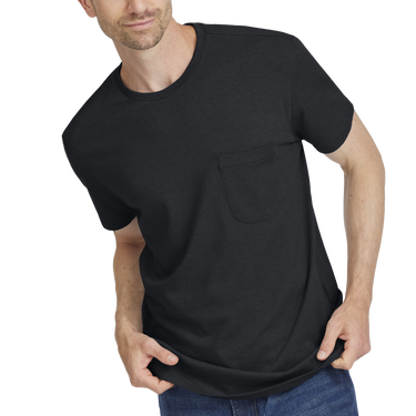 T-shirt Allbirds Merino Pocket Tee, Size Small Svart | A11499M, 2