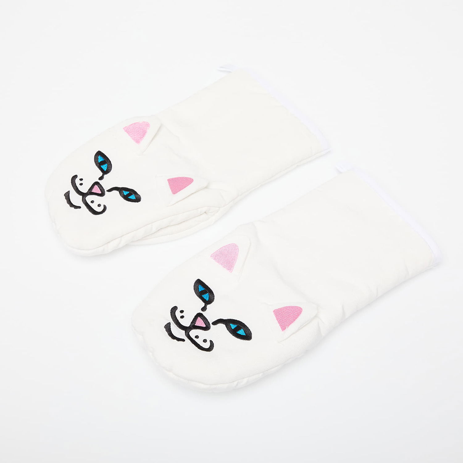 Handskar RIPNDIP RIPNDIP Nermie Oven Mittens Vit | RNDSUM25221, 0
