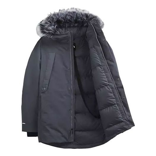 Parkas The North Face Fur Hood Down Jacket Grå | NF0A4QZ8-174