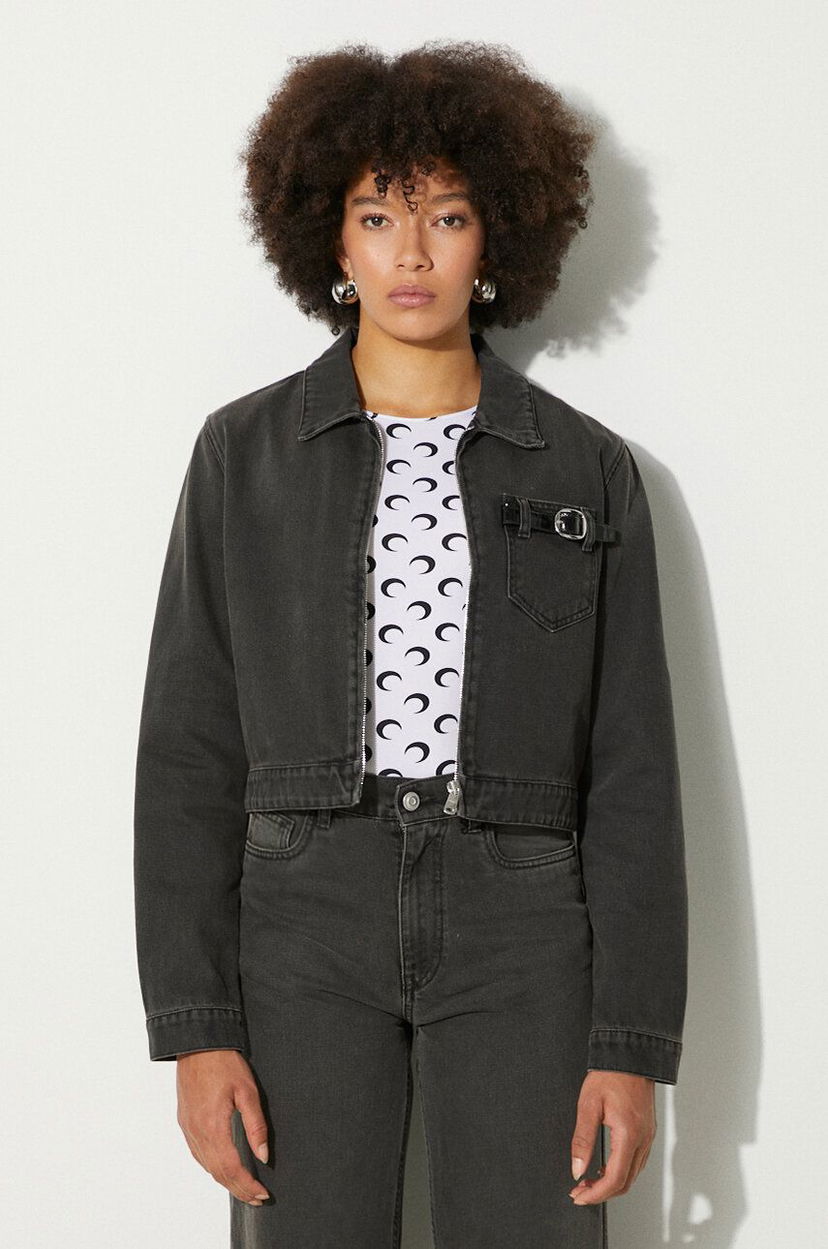 Jacka Coperni Denim Workwear Jacket Svart | COPBL20F2004