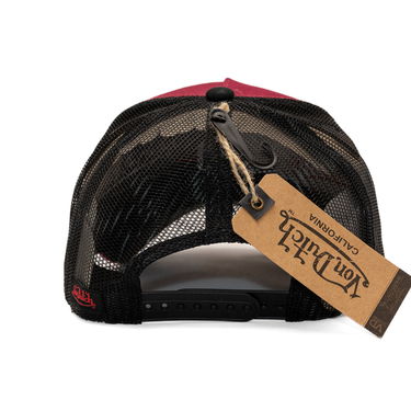 Keps Von Dutch Von Dutch Trucker MC Logo Cap Bourgogne | VD/0/CAS1/BIK/BOR, 2