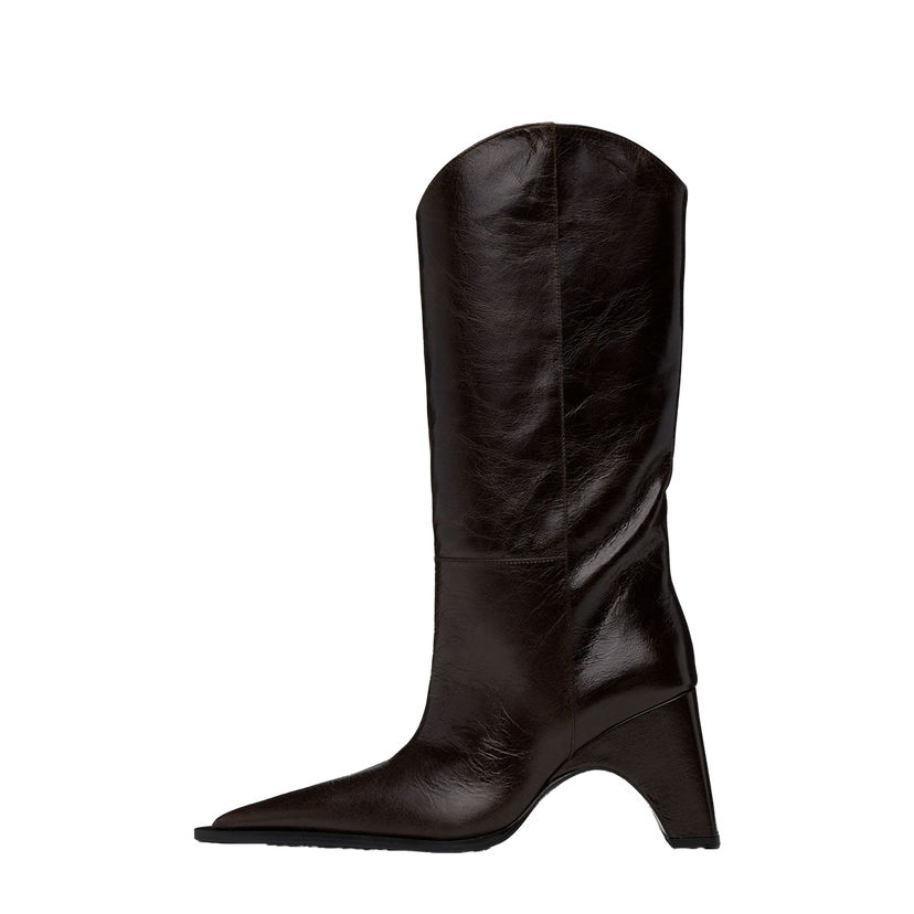 Sneakers och skor Coperni Bridge Cowboy Knee-High Boots Brun | COPSH16403