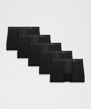 Boxare lululemon Always In Motion Boxer Brief 3" 5 Pack Svart | prod20003211, 0