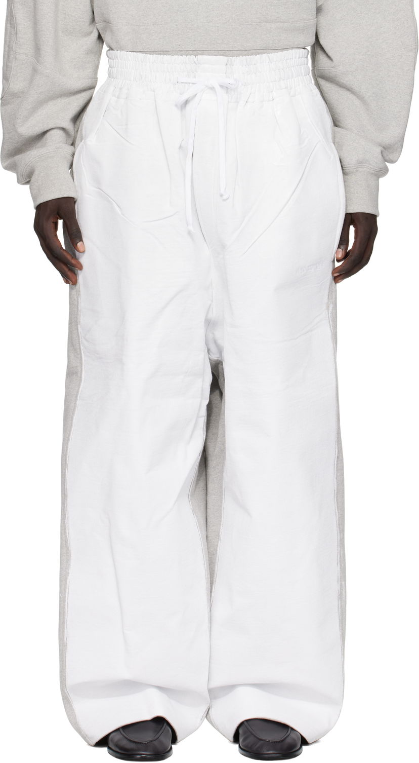 Träningsbyxor HED MAYNER Hed Mayner Painted Sweatpants Vit | HMMB72023S-HB211