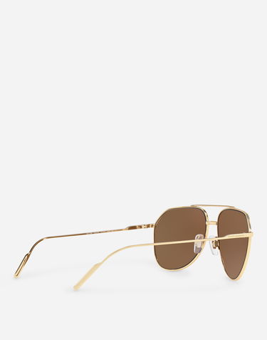Solglasögon Dolce & Gabbana Dolce & Gabbana Icons Gold Edition Aviator Sunglasses Metallisk | VG2166VM2F99V000, 3