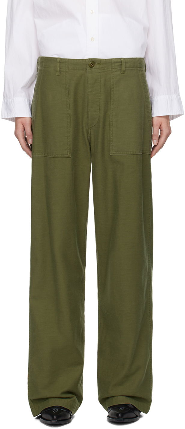 Cargo byxor R13 R13 Utility Trousers Grön | R13WR077-R109B