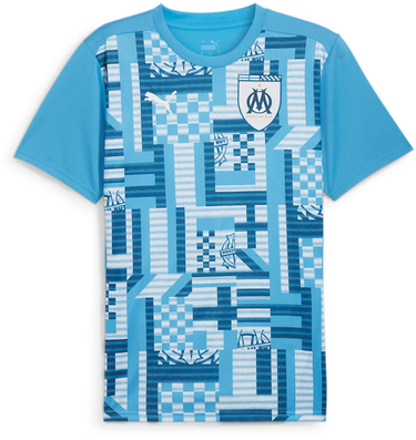 Jersey Puma Olympique Marseille Prematch SS Jersey 2024/25 Blå | 778241-23, 0