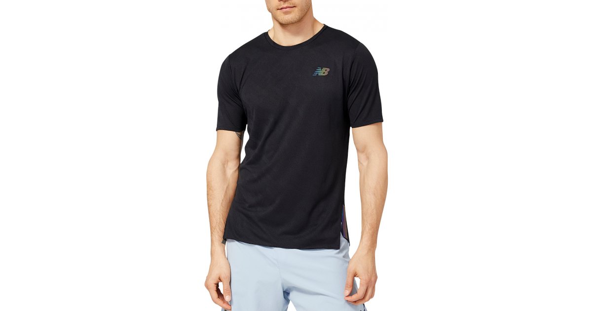 T-shirt New Balance Q Speed Svart | mt23281-bk, 1