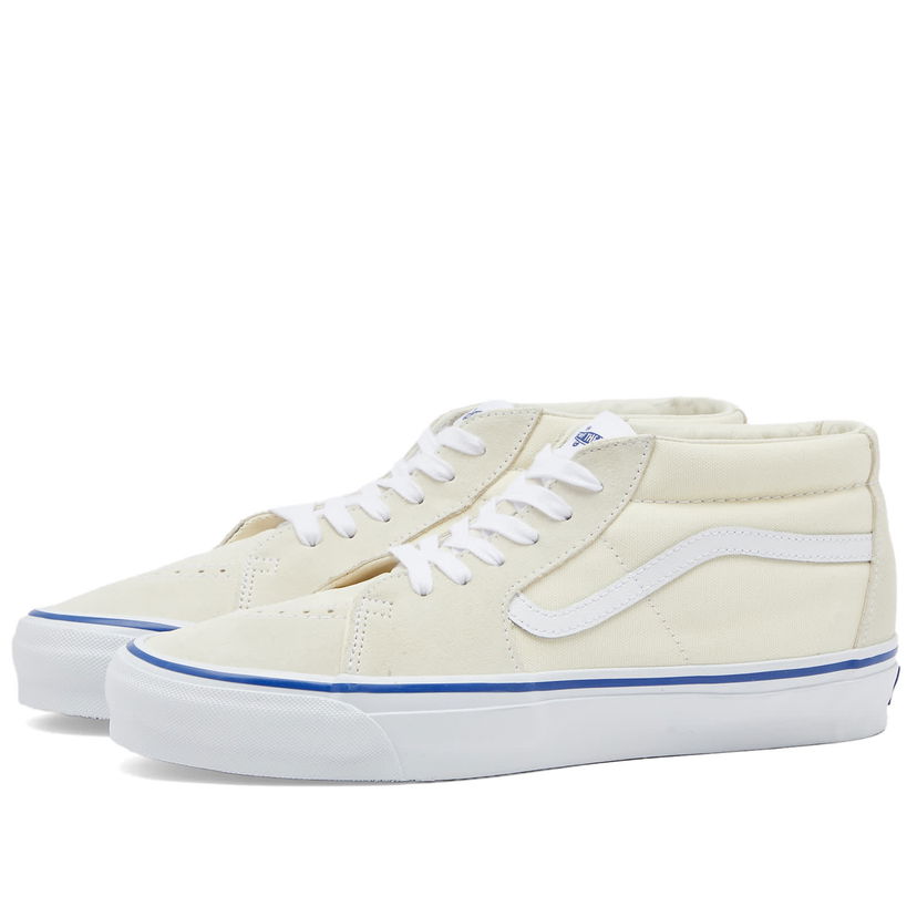Skateboarding Vans Men's Sk8-Mid Reissue 83 Sneakers in Lx Off White, Size UK 10 | END. Clothing Beige | VN000CQQOFW