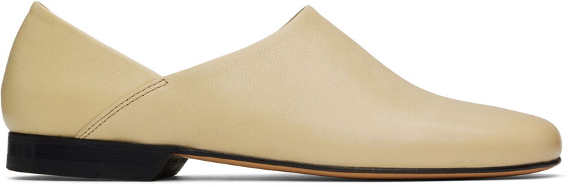 Sneakers och skor LEMAIRE Leather Loafers Beige | FO0113 LL0043
