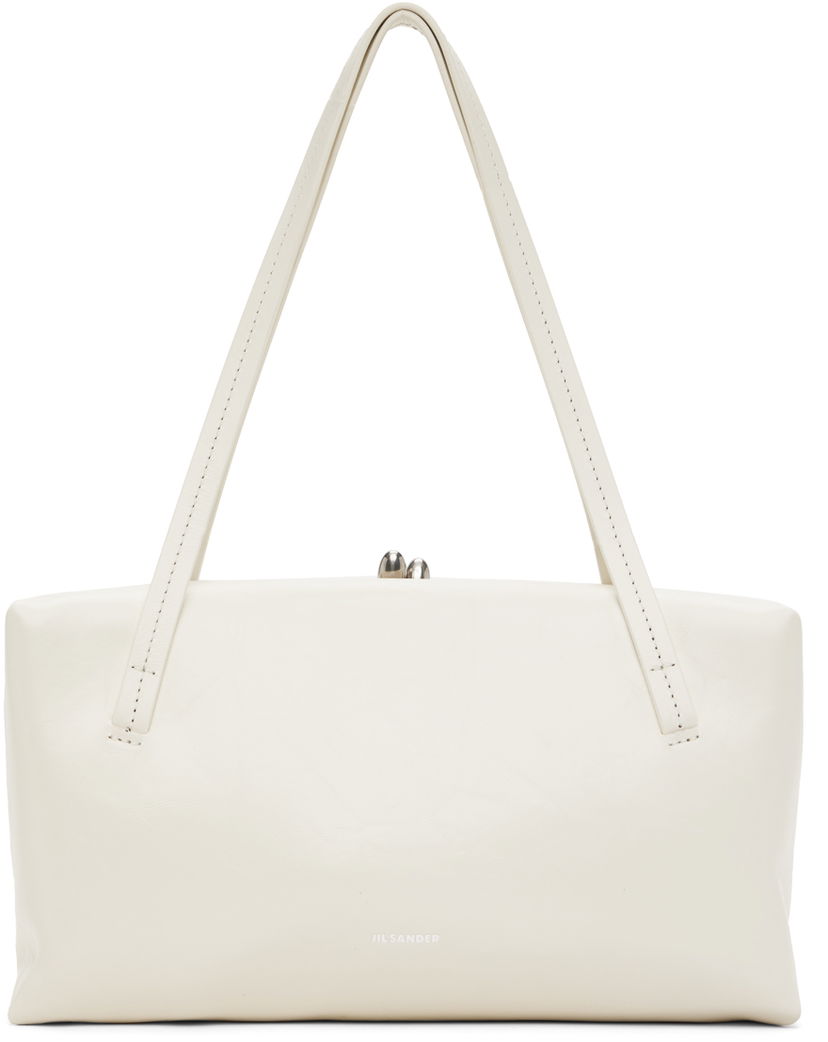 Handväska Jil Sander Jil Sander Goji Pillow Small Bag Vit | J08WD0078_P5635