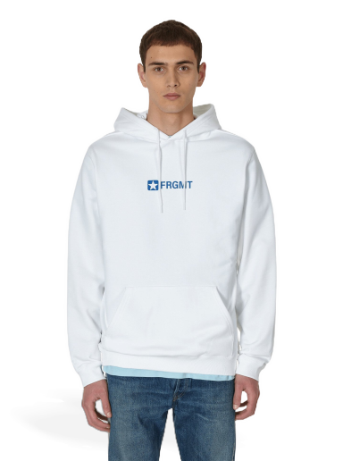 Sweatshirt Converse x FRGMT Hooded Sweatshirt Vit | 10025968-A01