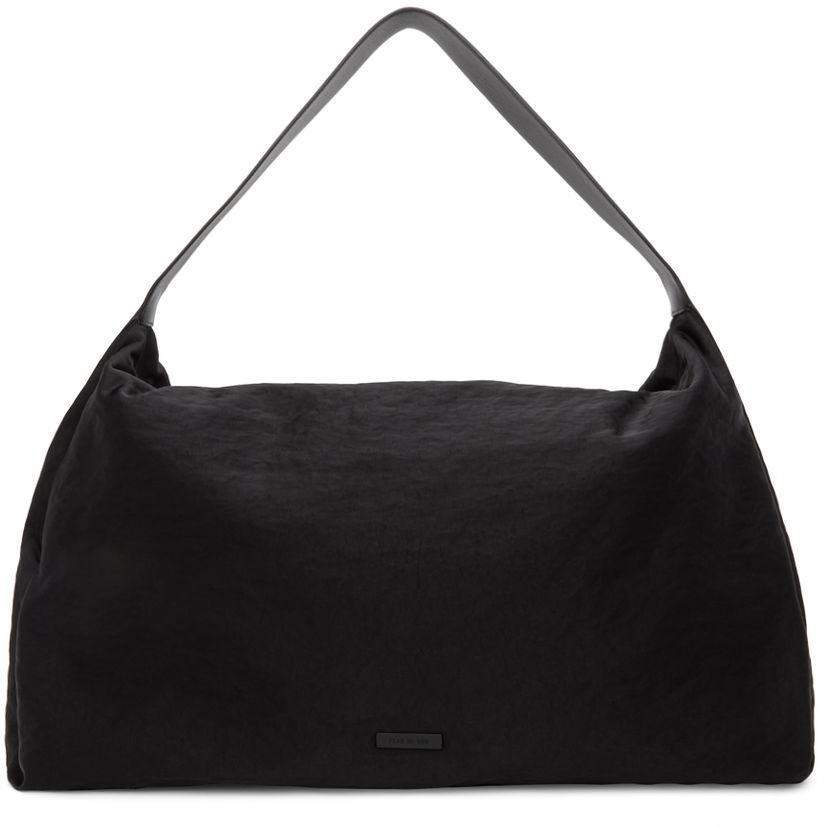 Handväska Fear of God Black Moto Leather Tote Svart | FG870-018MLE