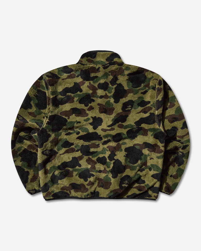 Jacka BAPE 1st Camo Fleece Jacket Flerfärgad | 1L80140009 GREEN