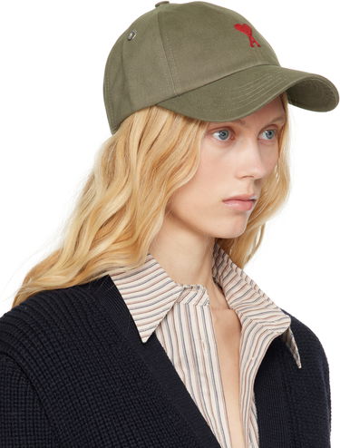 Keps AMI AMI Paris Ami de Coeur Embroidered Cap Grön | UCP116.AW0041, 1