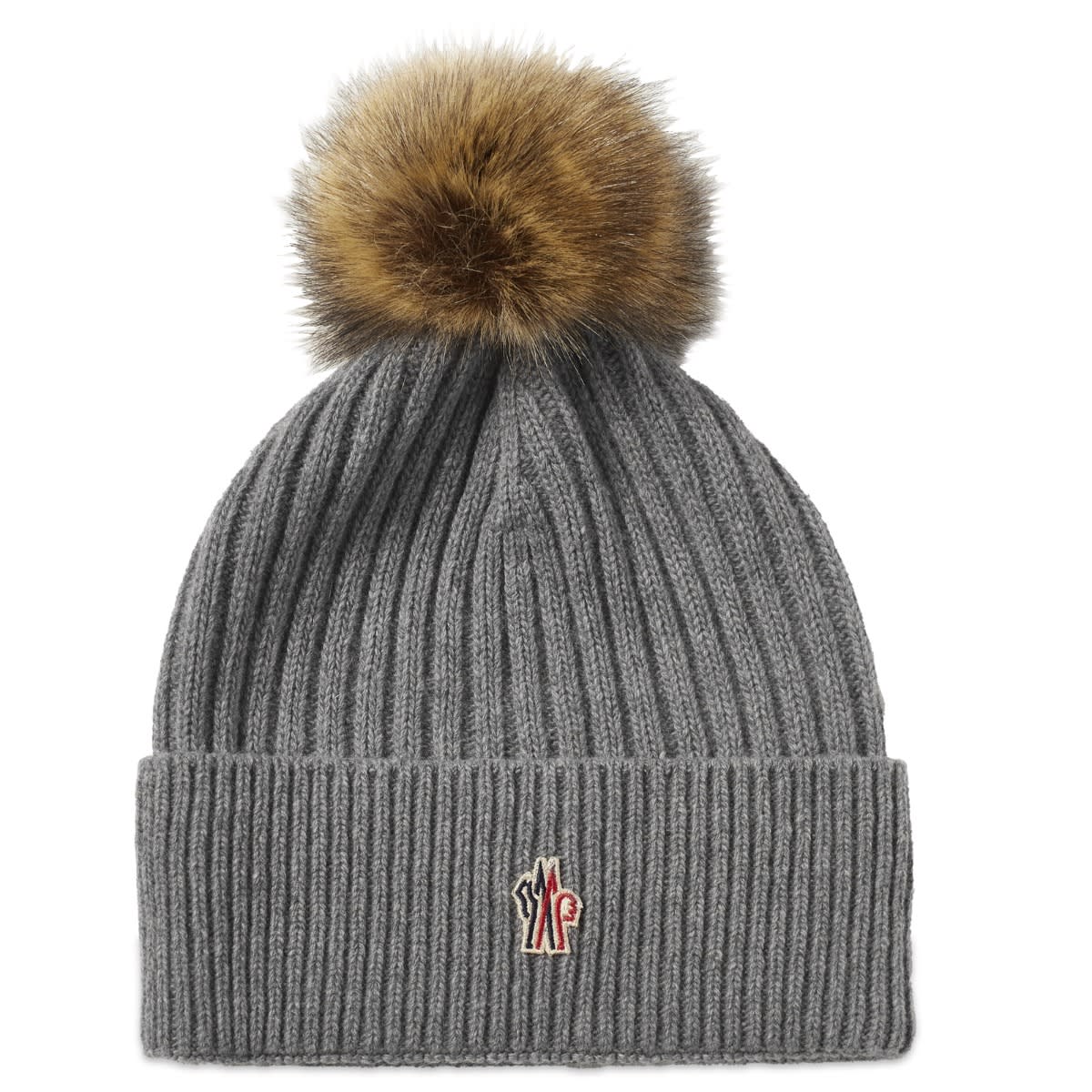 Mössa Moncler Grenoble With Logo Grey Grå | 3B000-19-M1213-986, 0