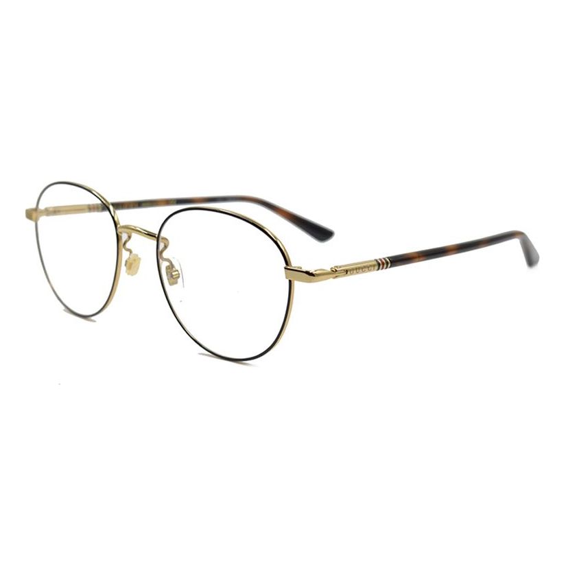 Solglasögon Gucci Gucci Round Optical Glasses with Enamel Ribbon Element Brun | GG0392O-002
