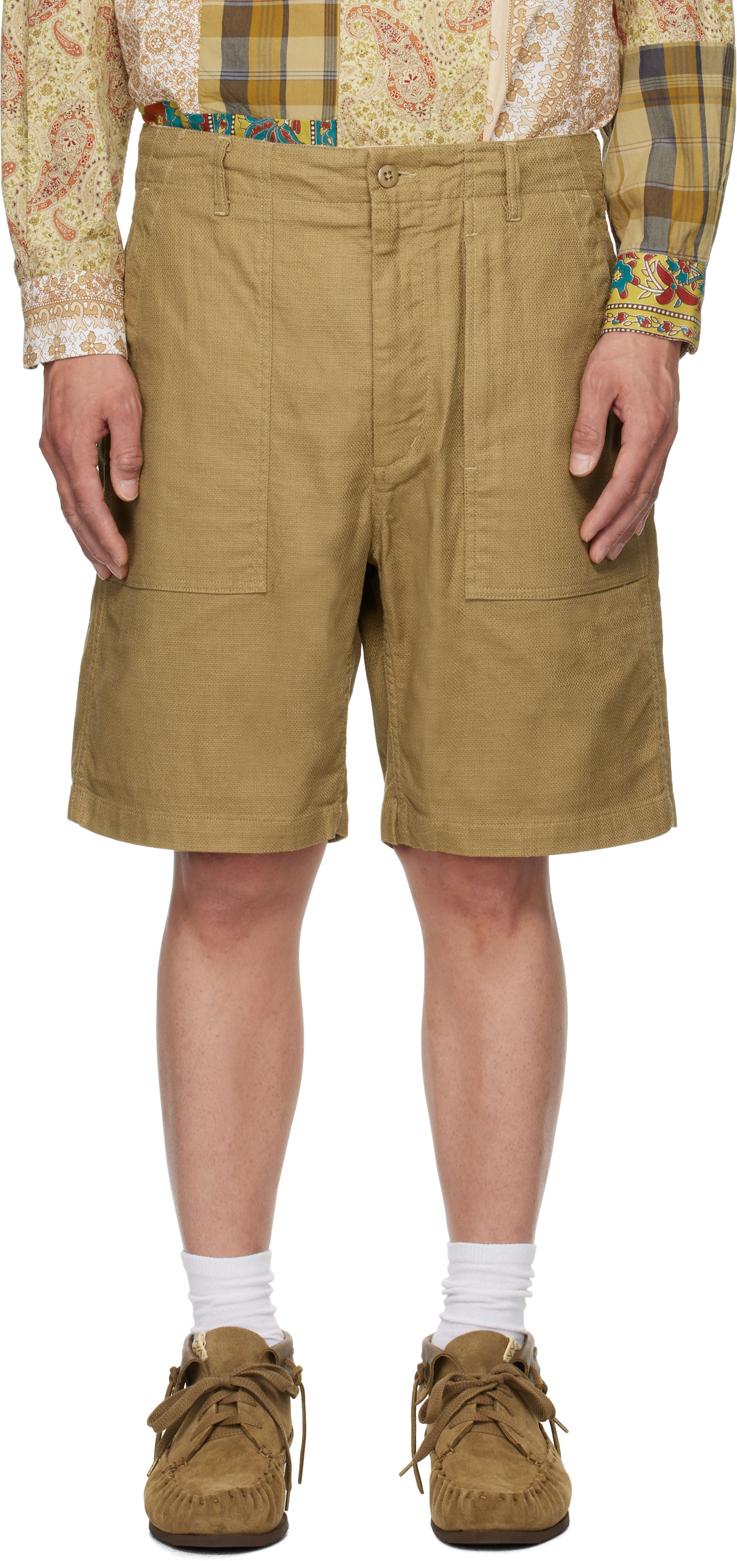 Shorts Engineered Garments Engineered Garments Fatigue Shorts Brun | 25S1E003, 0