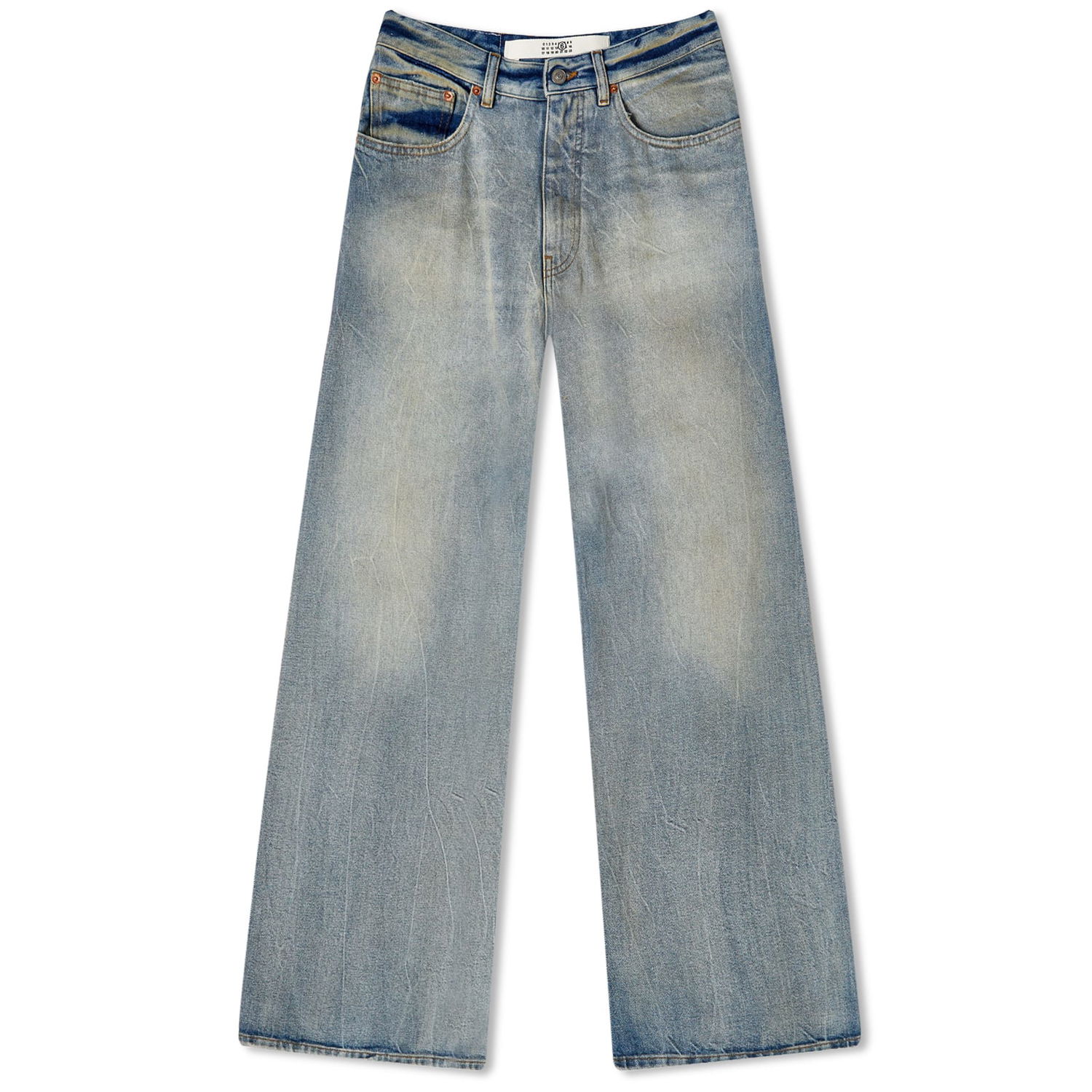 Jeans Maison Margiela MM6 Baggy Wide Leg Jean Grå | S62LB0131-S30828-962, 0