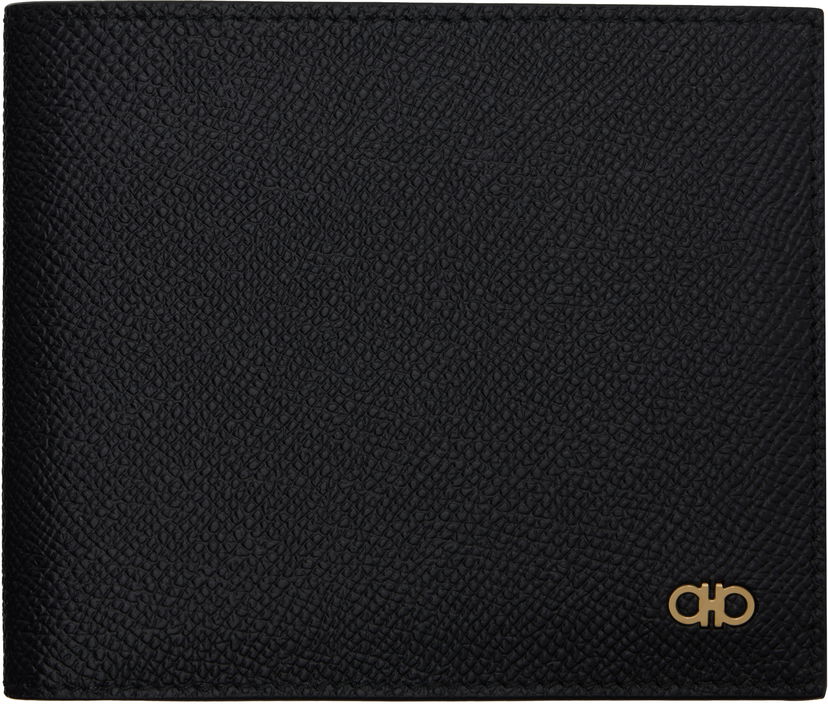 Plånbok FERRAGAMO Leather Wallet Black Svart | 775650