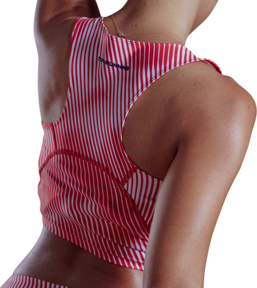 Crop top adidas Performance Adizero TRC x Top4Running Crop Top Röd | iy5537-trc, 1