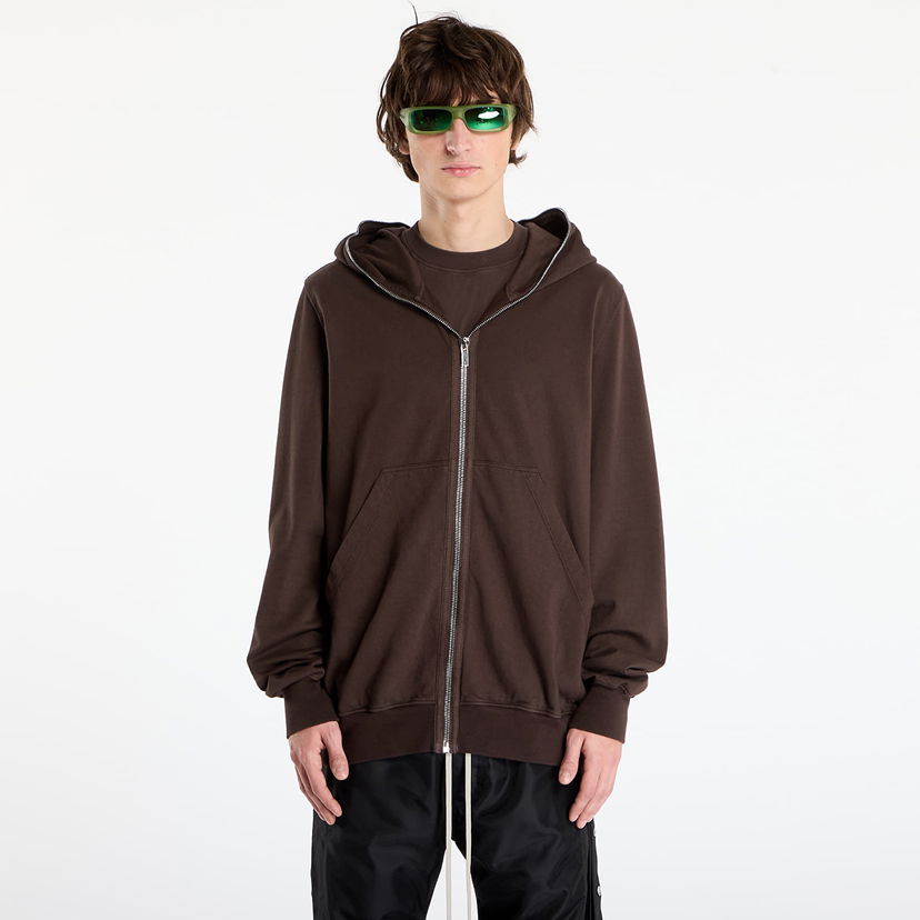 Sweatshirt Rick Owens Jumbo Gimp Hoodie Brun | DU02E7283 RIG 78