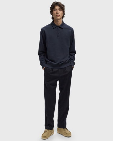 Byxor Edmmond Studios JACK Pleated Trousers Svart | 325-50-03590, 2