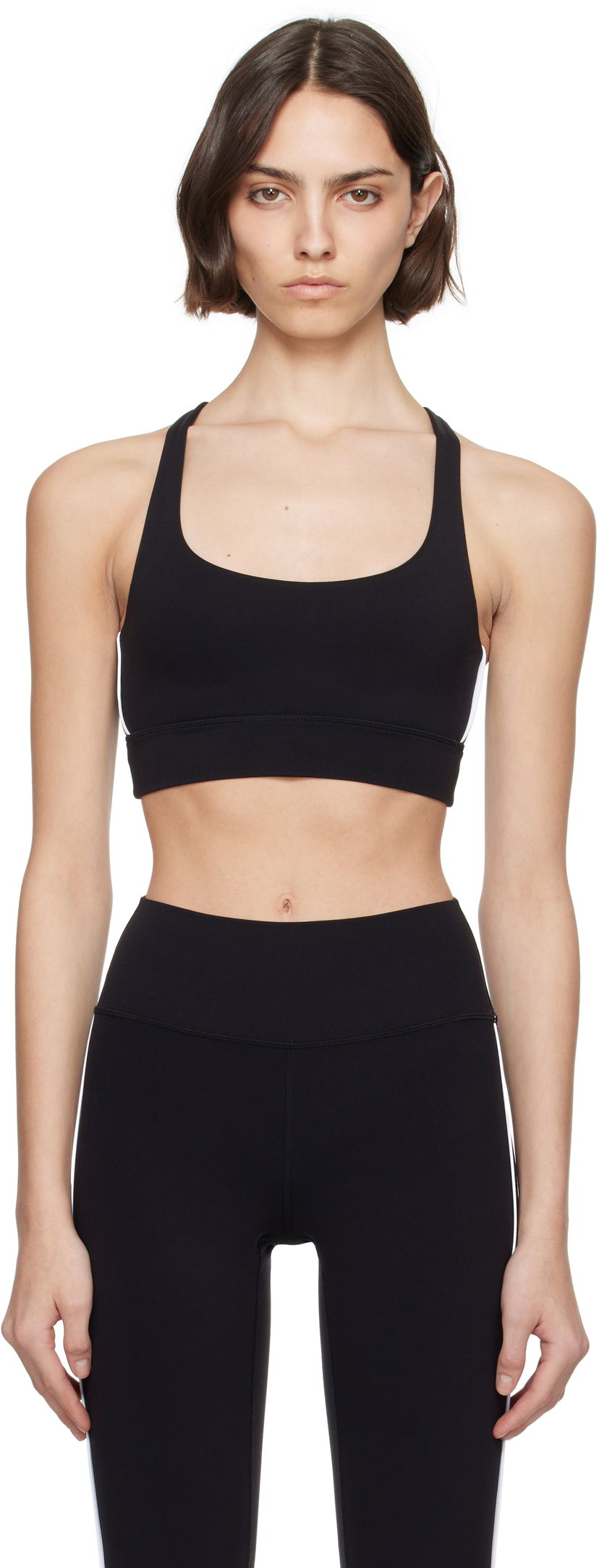 Behå Sporty & Rich Sporty & Rich Bold Health Sports Bra Svart | TO058622324BA01