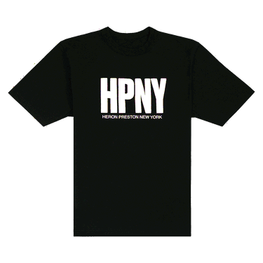 T-shirt HERON PRESTON HPNY Tee Svart | HMAA032C99JER0051001, 0
