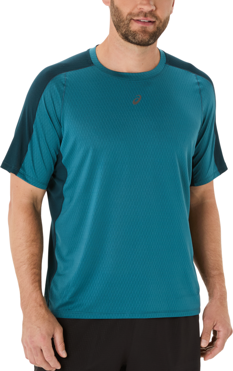 T-shirt Asics Fujitrail Elite Short Sleeve Running T-Shirt Turkos | 2011d264-400