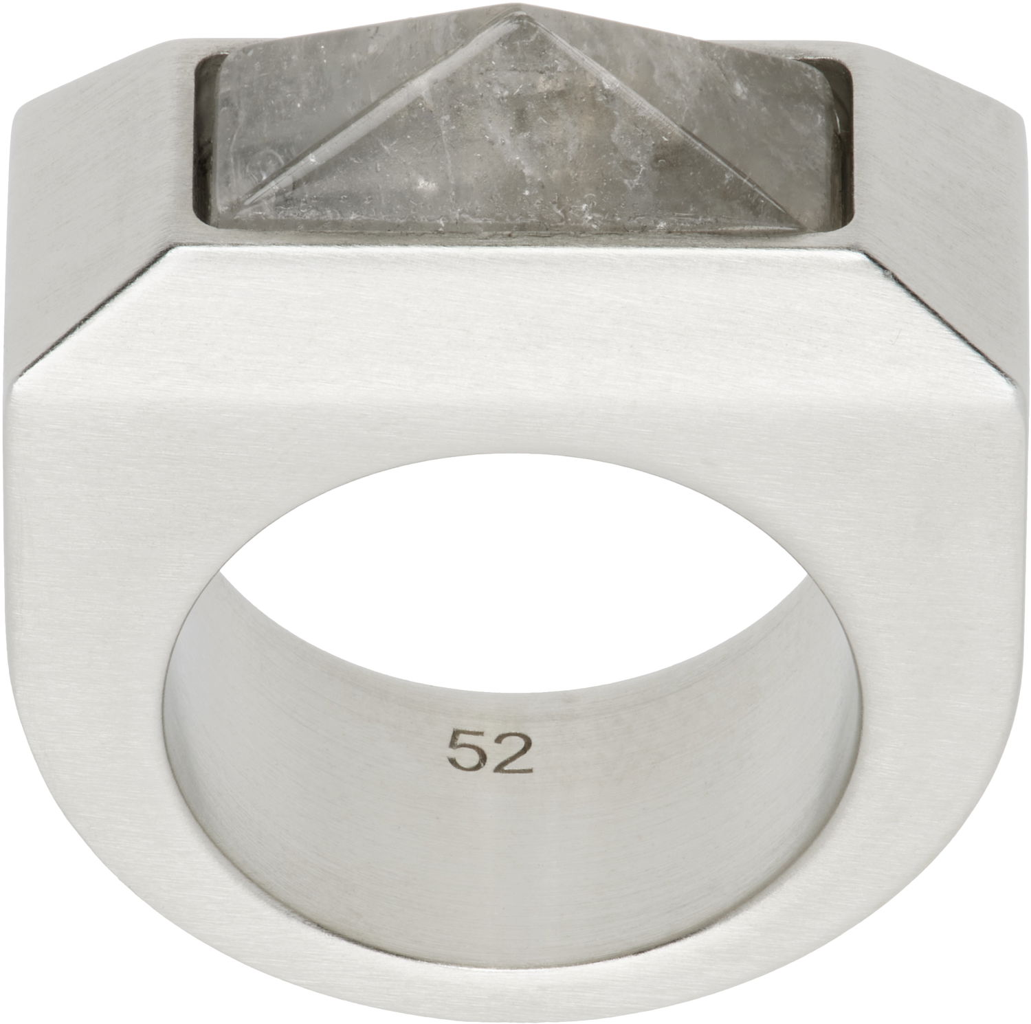 Ringa Rick Owens Rick Owens Pyramid Ring Metallisk | RJ0000049 MMTES2, 1