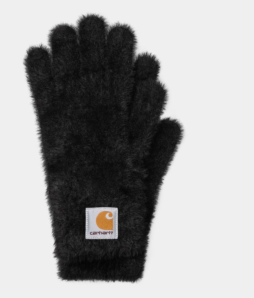 Handskar Carhartt WIP Chedda Faux Fur Gloves L-XL Svart | I035512_18