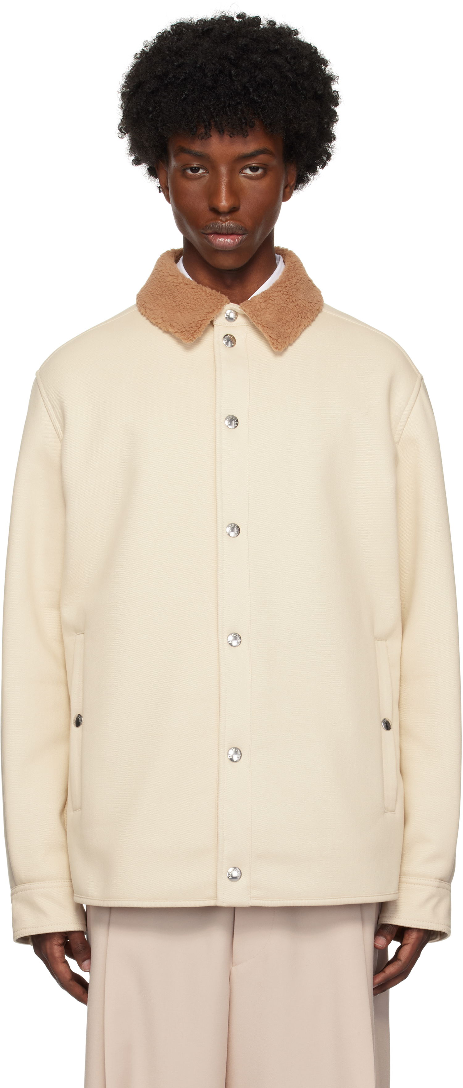 Vindjacka Moncler Camica Jacket Beige | J20912F000135980X, 0