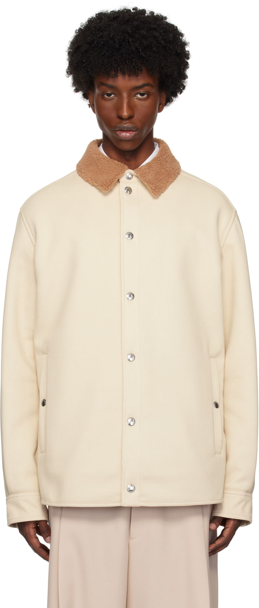 Vindjacka Moncler Camica Jacket Beige | J20912F000135980X