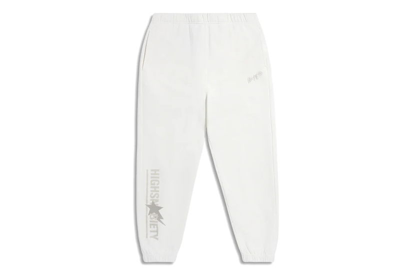 Träningsbyxor BAPE BAPE x Highsnobiety Sweat Pants Ivory Vit | 1J73-152-905