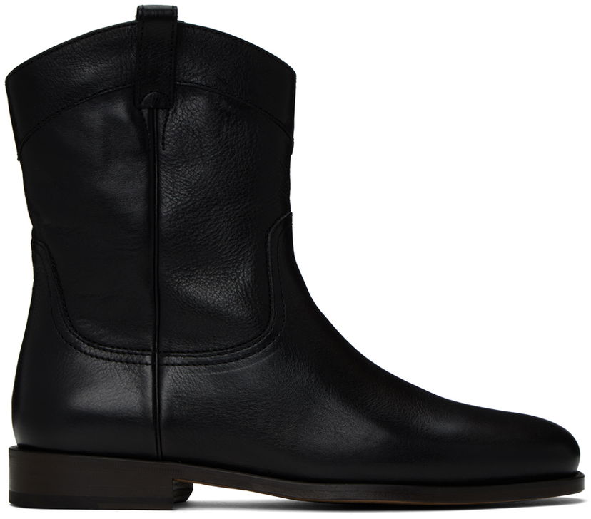 Kläder LEMAIRE Lemaire New Western Chelsea Boots Svart | FO0053 LL185